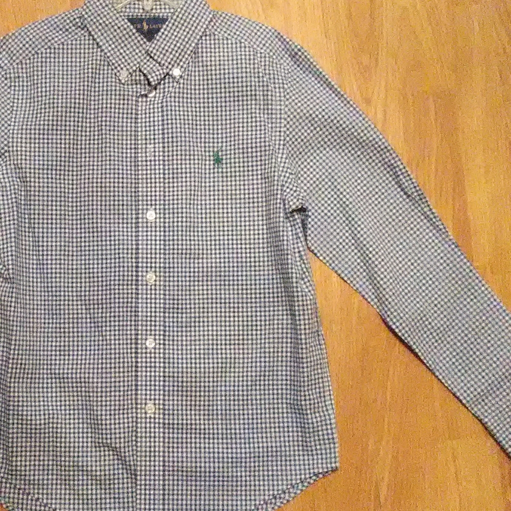 Ralph Lauren boys medium dress shirt long sleeve